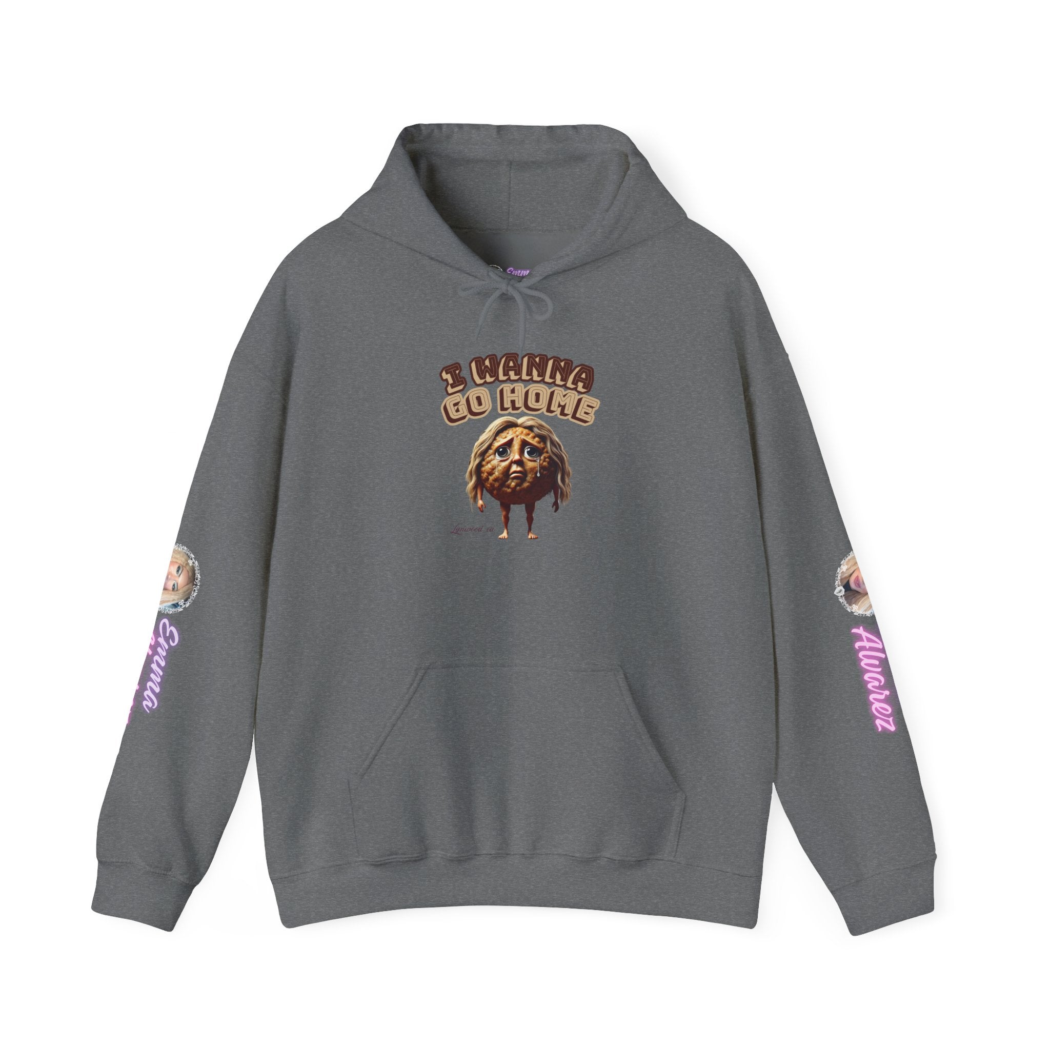 The Emma Alvarez Heavy Blend™ Hooded Sweatshirt - "I Wanna Go Home" Lynwood, CA