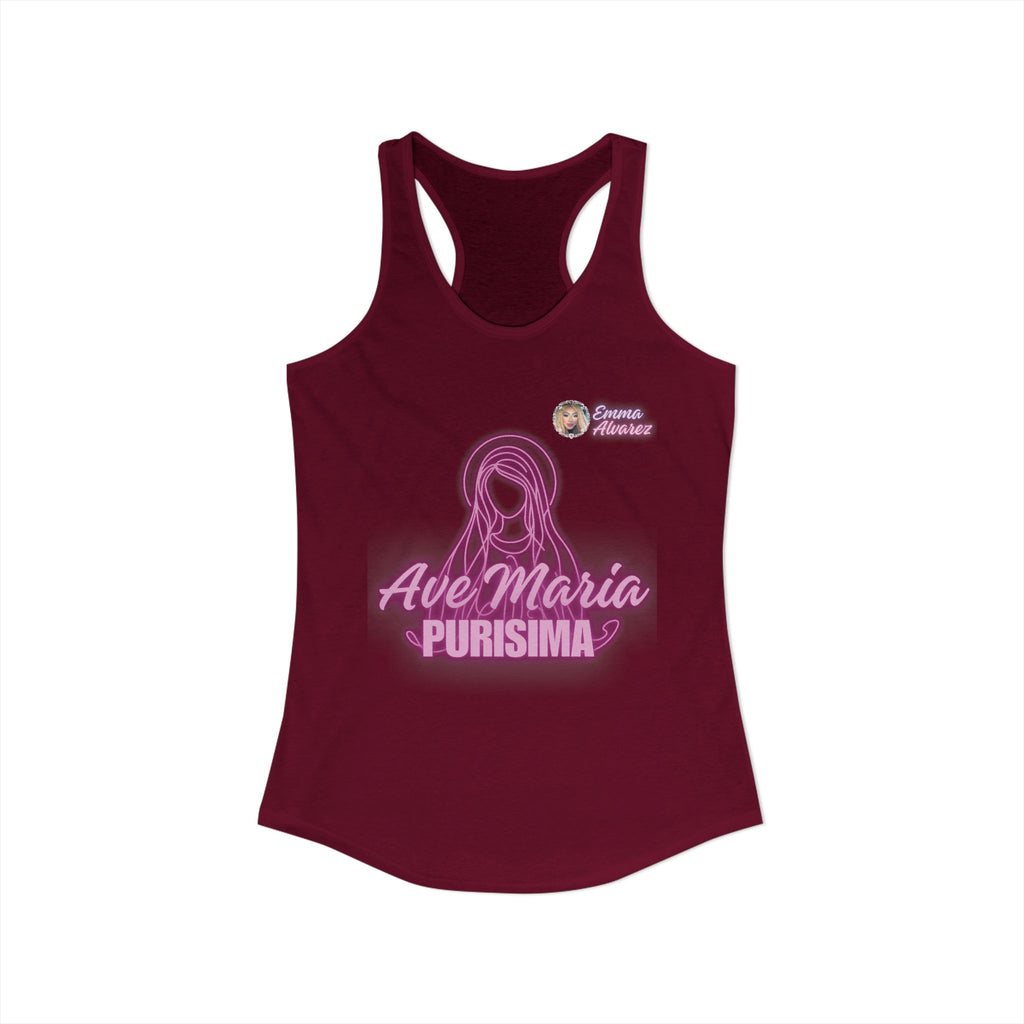 Ave Maria Purisima! Racerback Tank for Women
