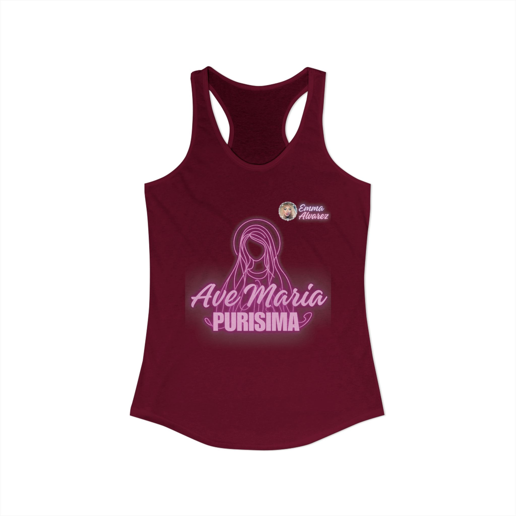 Ave Maria Purisima! Racerback Tank for Women