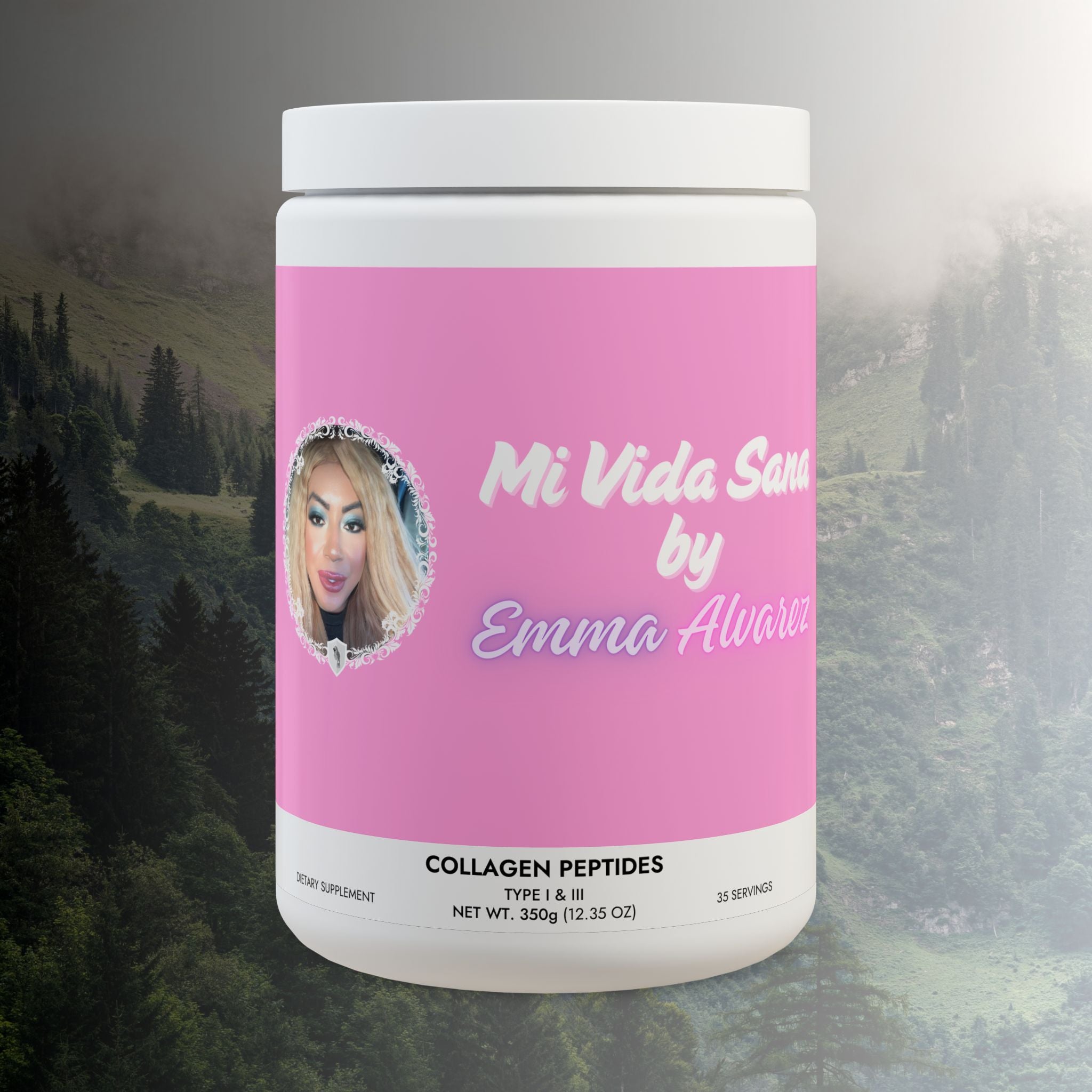 Mi Vida Sana by Emma Alvarez | Collagen Peptides Type I & III Supplement (350g, 12.3oz)