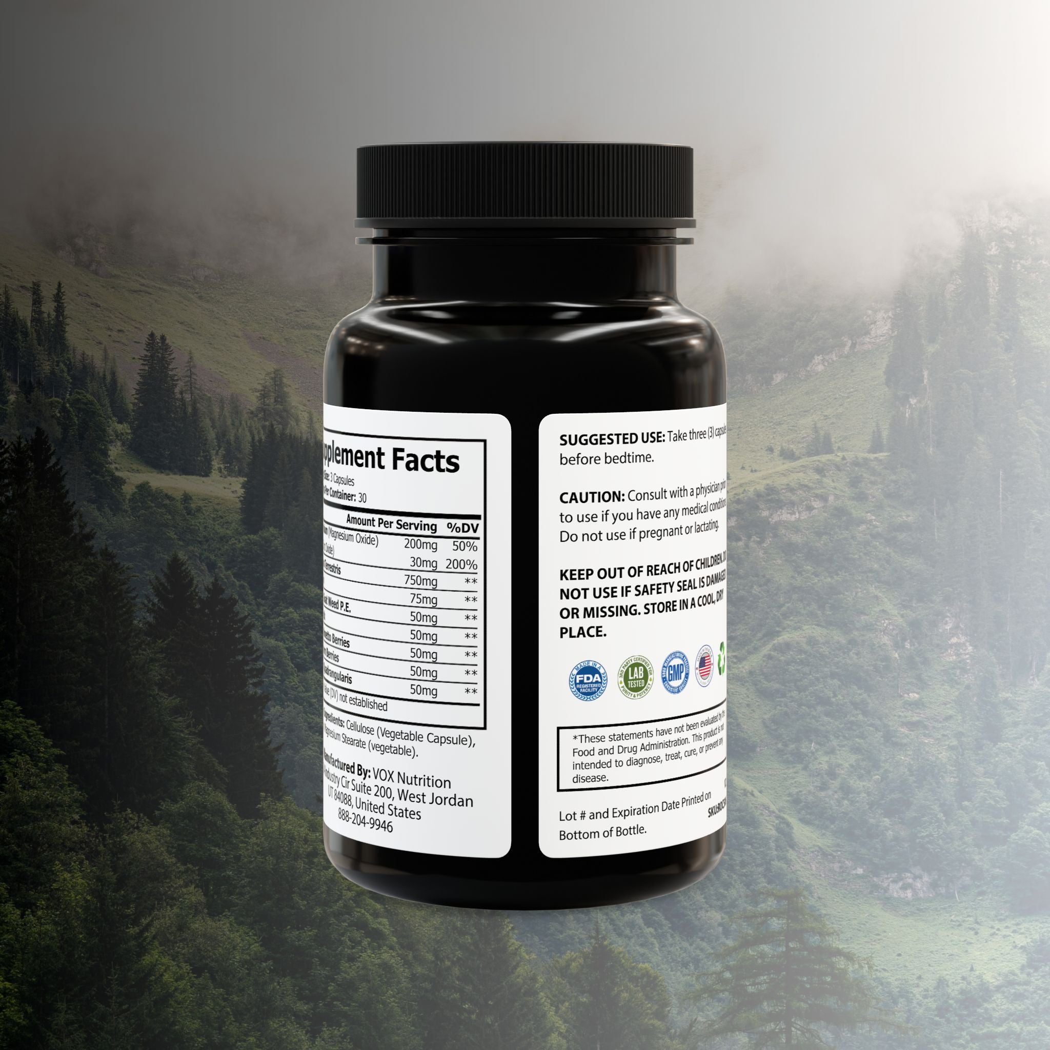 Mi Vida Sana by Emma Alvarez | Magnesium Zinc Supplement (90 Capsules)